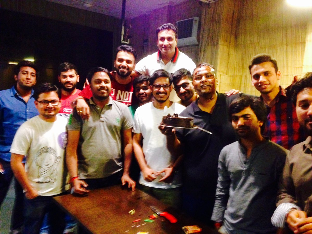 chefshivghosh's tweet photo. When you celebrate your bday at #Cafe91 #Friends #Celebration #12April2017 #ChefsBday #Party https://t.co/tAAL4q4HGg