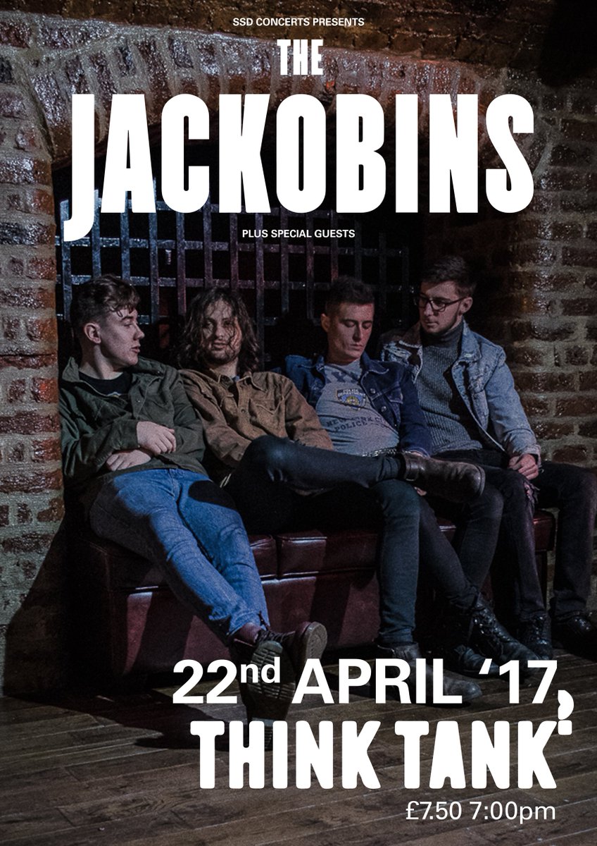 ||tonight|| 

<a href="/TheJackobins/">The Jackobins</a> play with support from <a href="/HeistAlmighty/">Heist</a> and The Strands!

Final few tickets: bit.ly/2mlrbZD