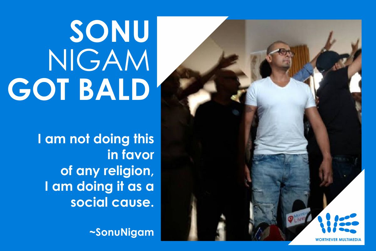 WorthEver's tweet photo. @sonunigam @sonunigam  : Your words in the recent Press conference must be recited by youth. https://t.co/SVMwEhqDZm