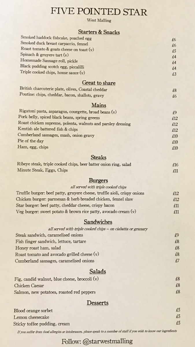 Five Pointed Star On Twitter New Menu Here At The Five Pointed Poutine Truffleburger British Charcuterie Pie Of The Day Traditional Pub Classics Https T Co Ir56zh97gg