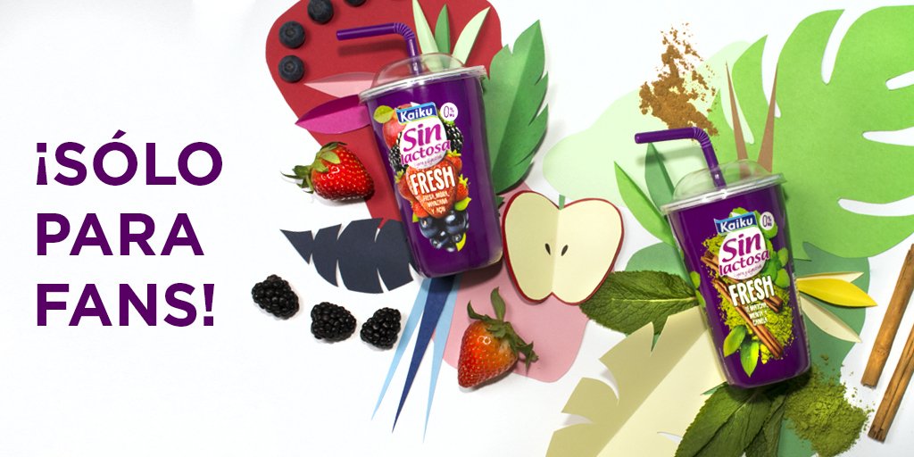 KaikuSinLactosa's tweet photo. ¡Tenemos #sorteo! Cada 10 RTs regalamos 2 #KSLFRESH Participa y pruébalo antes que nadie. Tienes hasta las 21:00. ¡Corre y haz RT! https://t.co/nMHyPvudYk