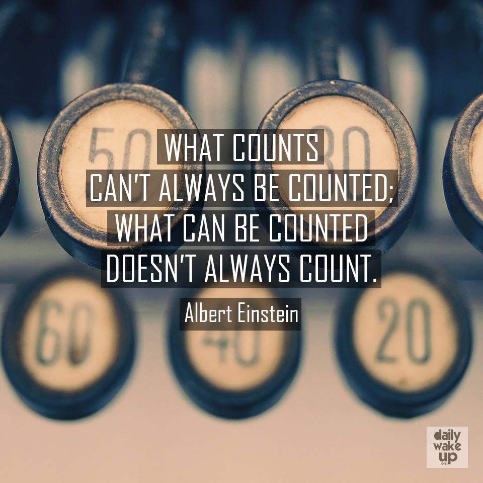 _DailyWakeUp's tweet photo. Not everything that can be counted counts...
#wednesdaywisdom #Einstein #quoteoftheday https://t.co/GXFn1PcRBr