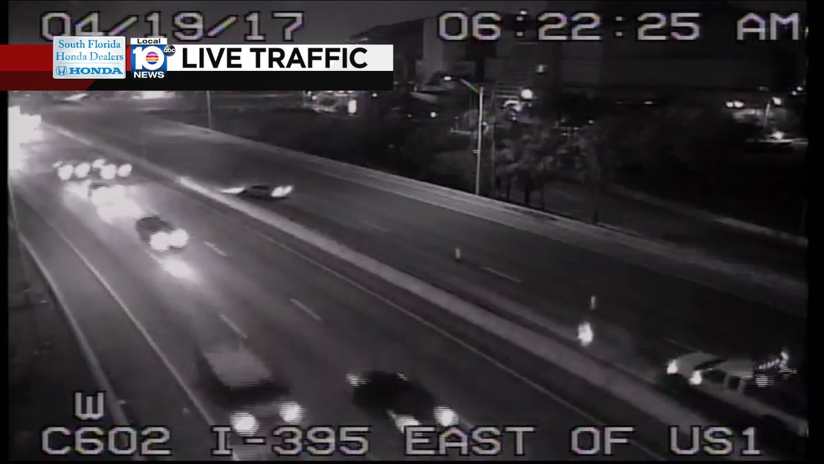 Crash on I-395 WB at US-1 #traffic https://t.co/v1NmR7fRAG