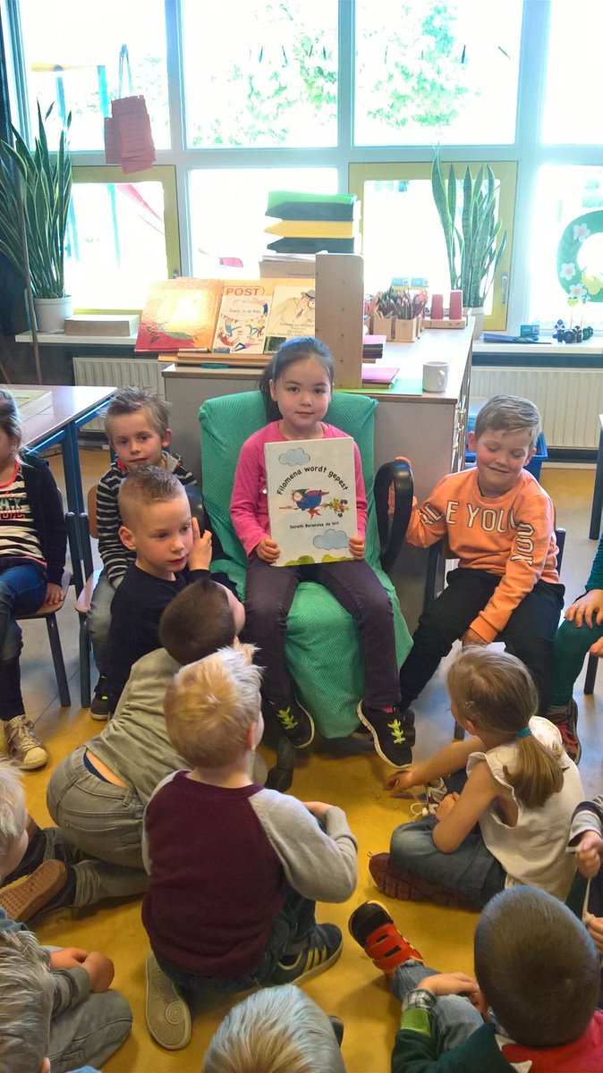 Ook bij de kleuters wordt uitgebreid aandacht besteed aan de dagen tegen pesten.