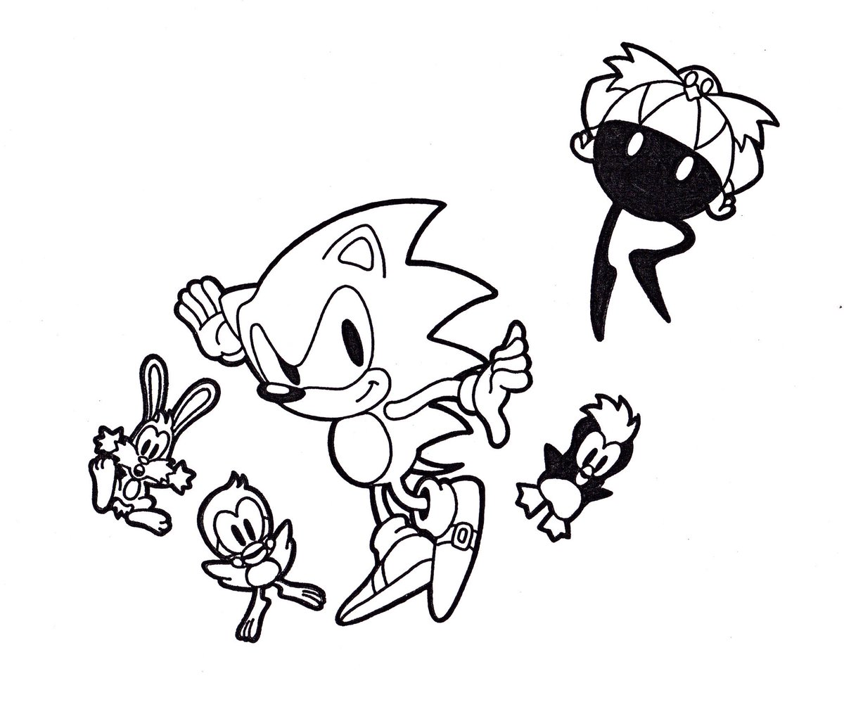 Naoto Ohshima ソニックグッズのタグ用イラストです 日本版 Sonic Goods Illustration Japan Naoto Ohshima ソニックグッズのタグ用イラストです 日本版 Sonic Goods Illustration Japan