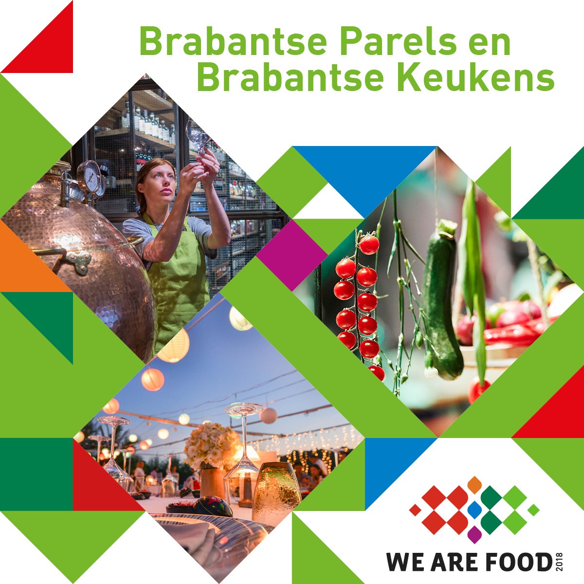 Vandaag start de aanmelding voor @WeAreFood2018. Evenementen en #Brabantsekeukens kunnen zich inschrijven op wearefood.nl.