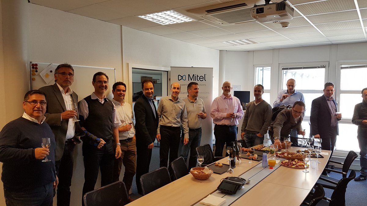 Great Event and success  #Mitel  sales partner  event #Mivoice  in Lausanne!!