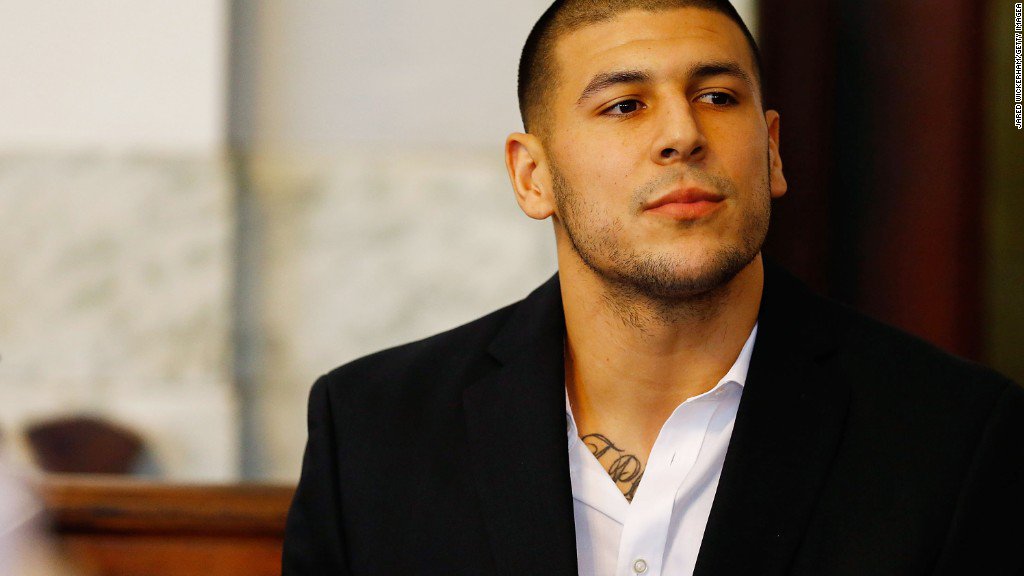 CNN's tweet photo. A once-promising NFL star ended his life in a jail cell. The rise and fall of Aaron Hernandez https://t.co/pkjx6itG92 https://t.co/4QGiCcTYNX