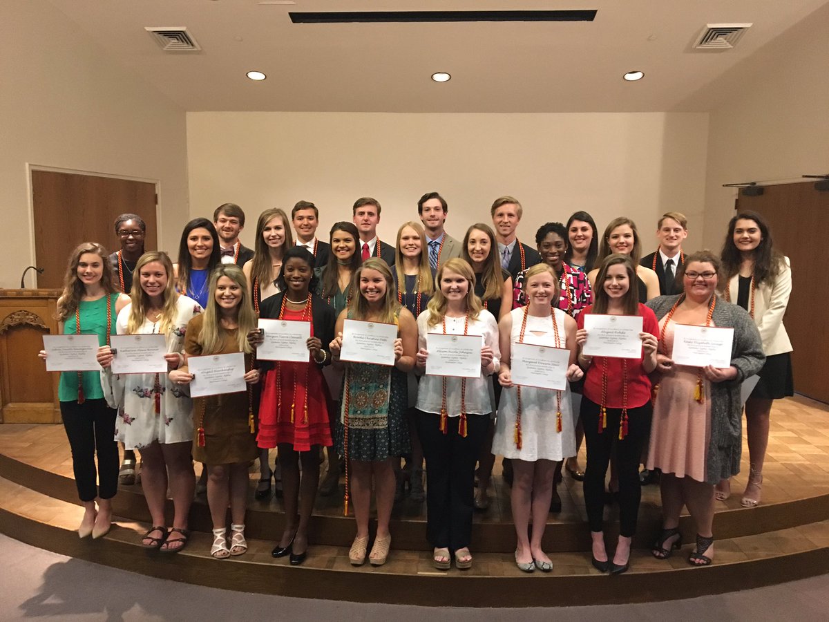 Congratulations to our new Gamma Sigma Alpha inductees!