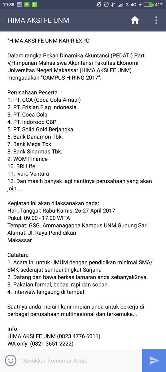 PEDATI 2017 tweet media