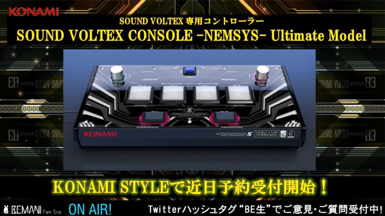 bemanistyle on Twitter: 新作人気モデル SOUND Model- -Entry CONSOLE VOLTEX その他
