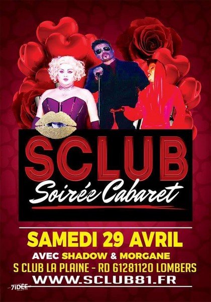 7idee's tweet image. Soirée #Cabaret #Libertin au SCLUB - club libertin Lombers
#Tarn #Lombers
7ix.fr/91j83