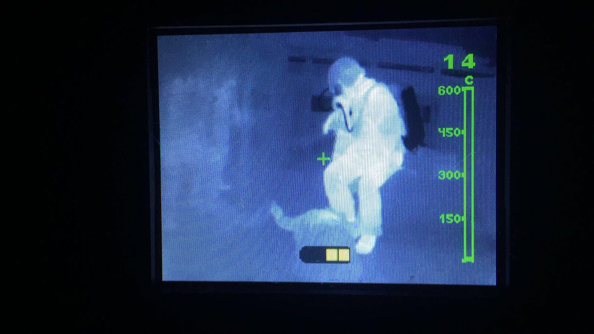 wmasjacklewis's tweet image. Here are a few images from our exercise this morning from the thermal imaging camera! #dark #BAprocedures #UKHART