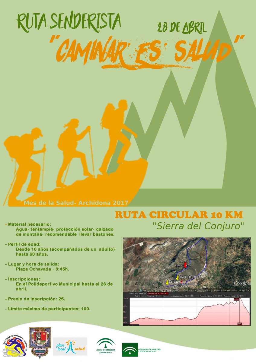 <a href="/AyuntArchidona/">Ayunt Archidona</a> inaugura el mes de la salud con una ruta senderista. 
Mira todos los eventos en nuestro calendario!!
redlocalsalud.es/pec-events/rut…