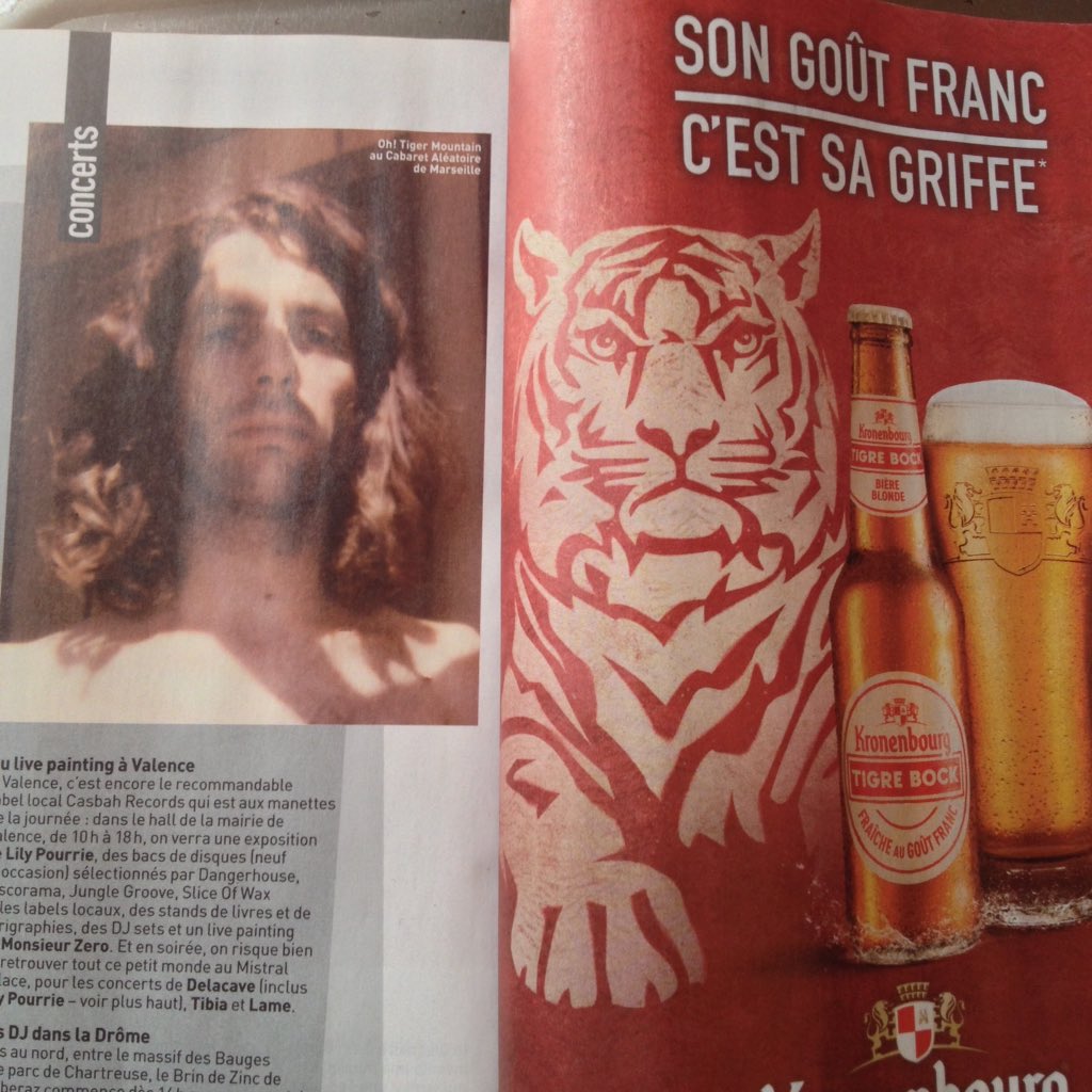 FestivalYEAH's tweet photo. Quel farceur le maquettiste @lesinrocks! Grrr🐯 @OhTigerMountain #soundslikeyeah #festivalyeah2017 https://t.co/YdjtQpTLeE