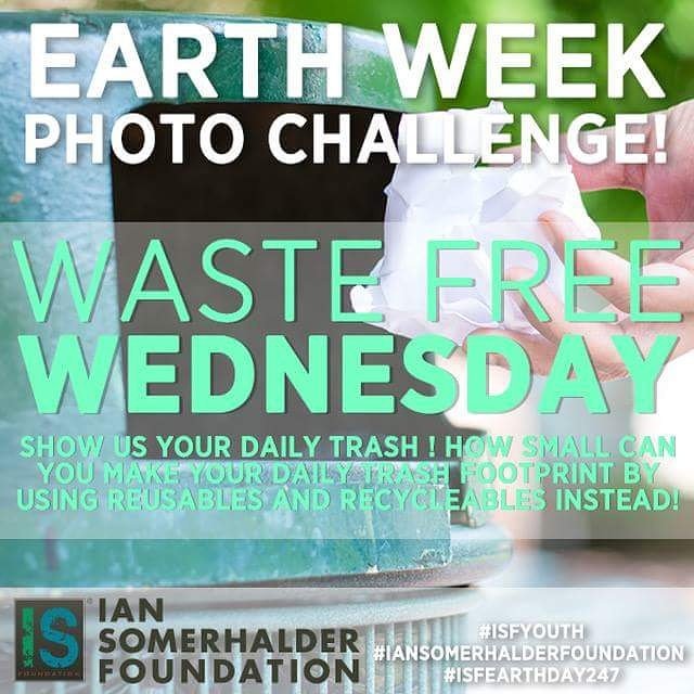 ISFYouth's tweet photo. Day #3 WASTE FREE WEDNESDAY !! Show us your reusables and recyclables!! #isfyouth #earthday247 #isf #reducereuserecycle https://t.co/6h3m5OoDka