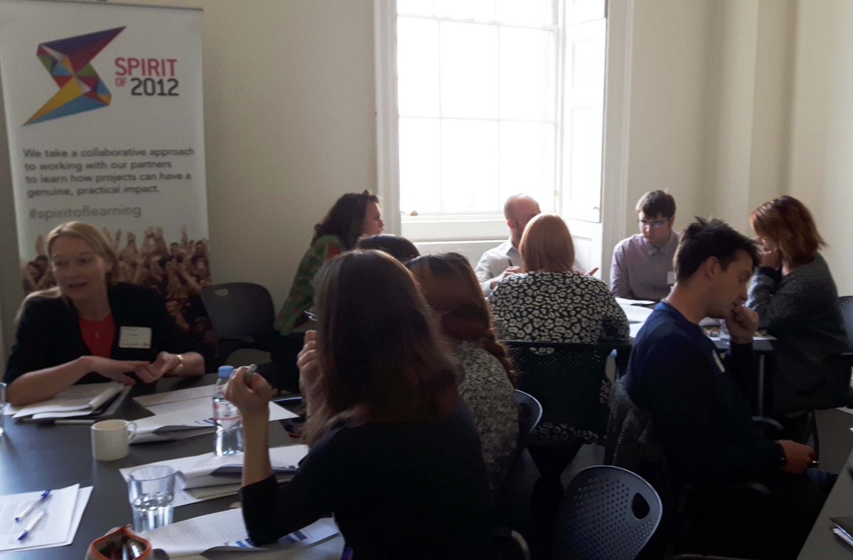 Spiritof2012's tweet image. Great to see all of our #challengefund partners coming together to share their experiences and learning at today&apos;s #spiritoflearning event!