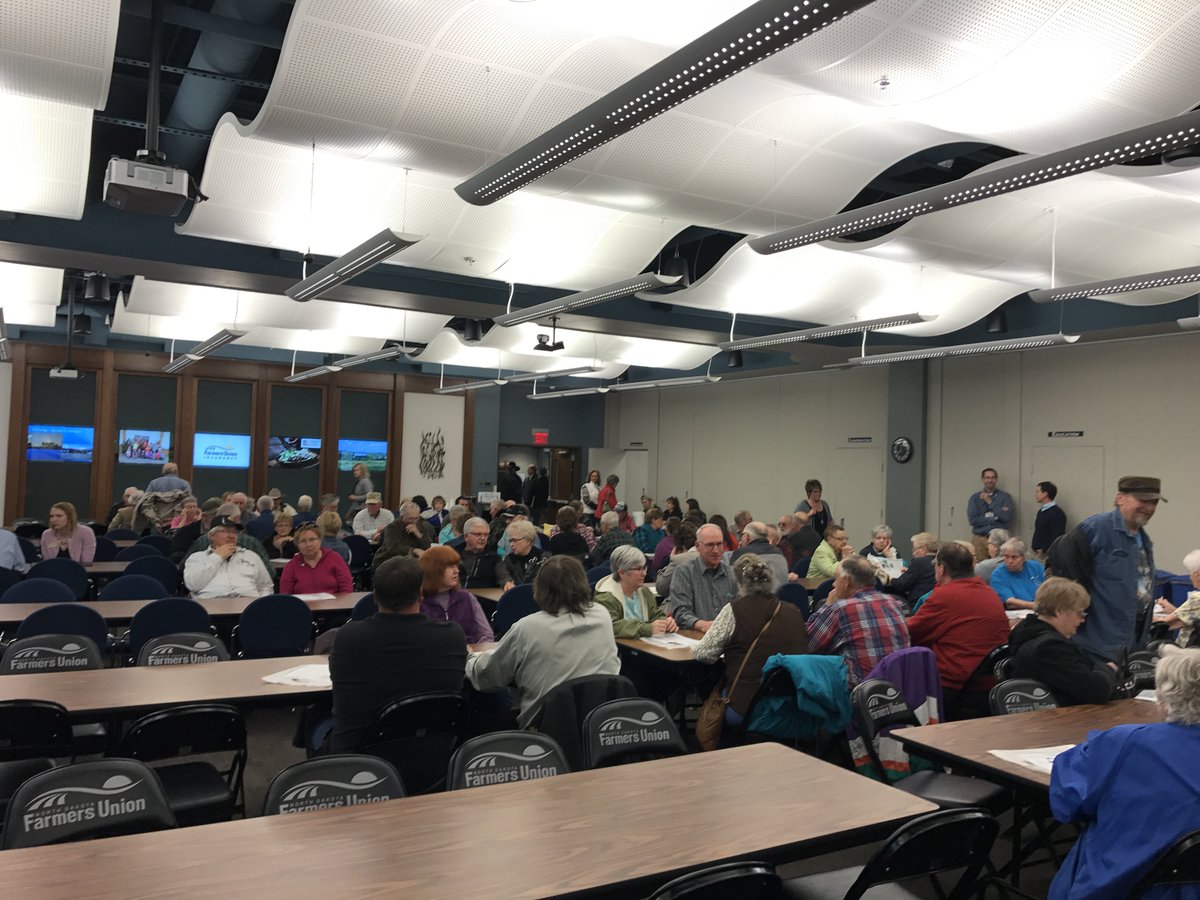 I spoke at North Plains Electric meeting last night.  Another cooperative meeting at NDFU. Farmers working cooperatively is a great concept.