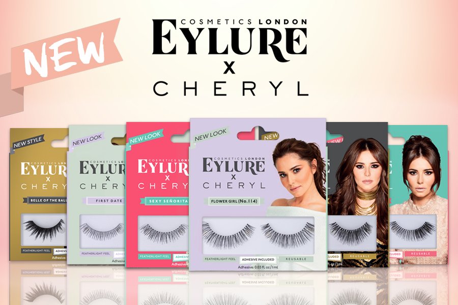 EylureOfficial's tweet image. A first look at our new @cherylofficial lashes! New styles &amp;amp; a whole new look for our #EylurexCheryl collection &amp;gt; bit.ly/2puhz07