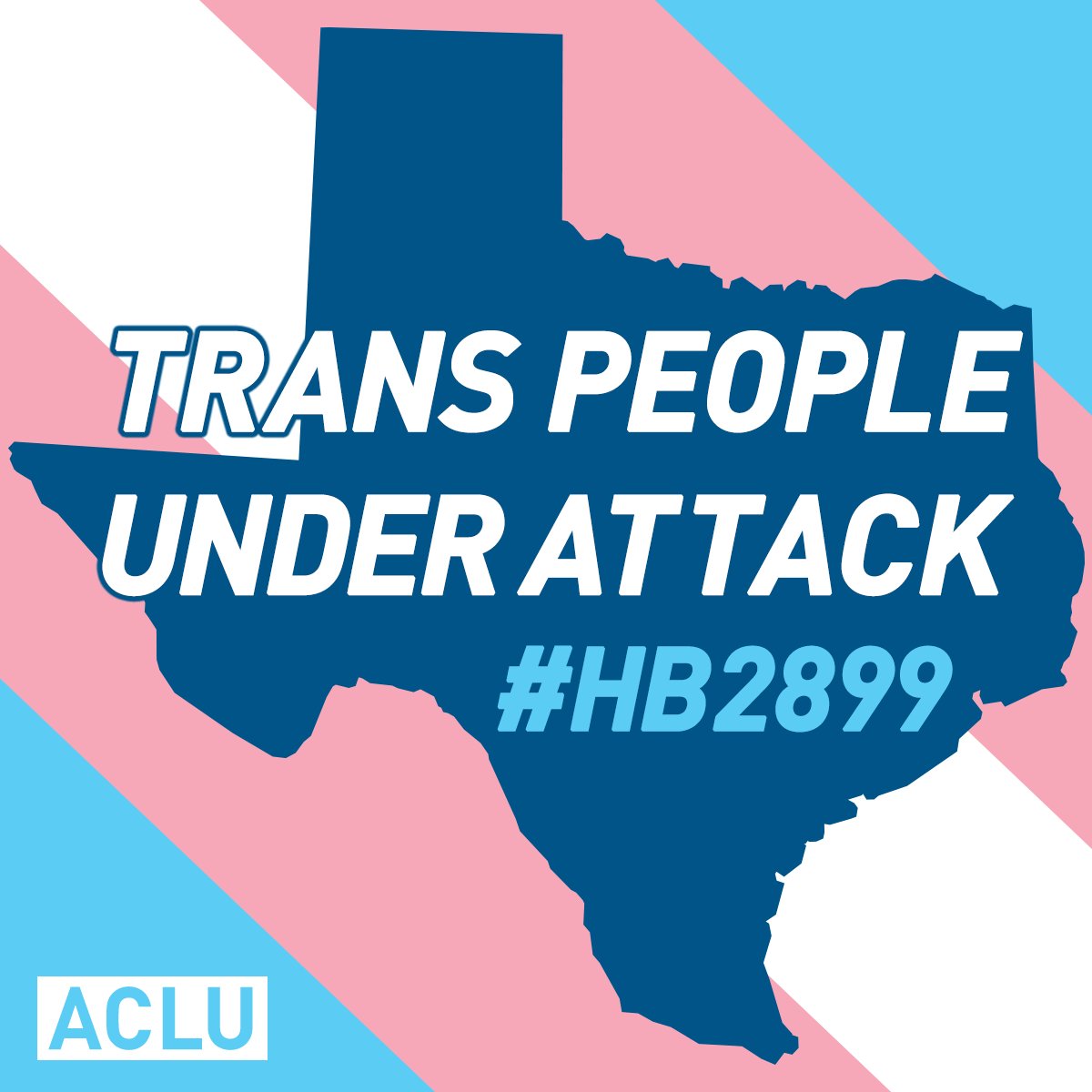 Texas is pushing a new anti-trans bill. There's no such thing as 'compromising' on civil rights. #HB2899 aclu.org/blog/speak-fre… #HB2899