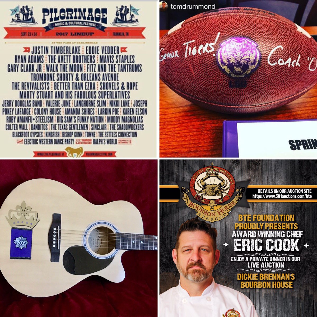 Auction items are live NOW! Go check out all of the cool packages &amp; place your bids! Click here: 501auctions.com/bte/categories 💜⚜️