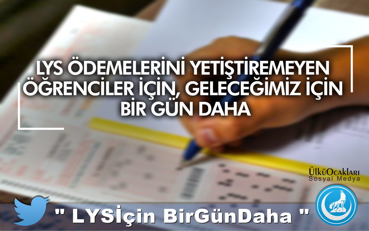 ÜlküOcakları Gündem Çalışmamızı Yazıyoruz

 " LYSİçin BirGünDaha "