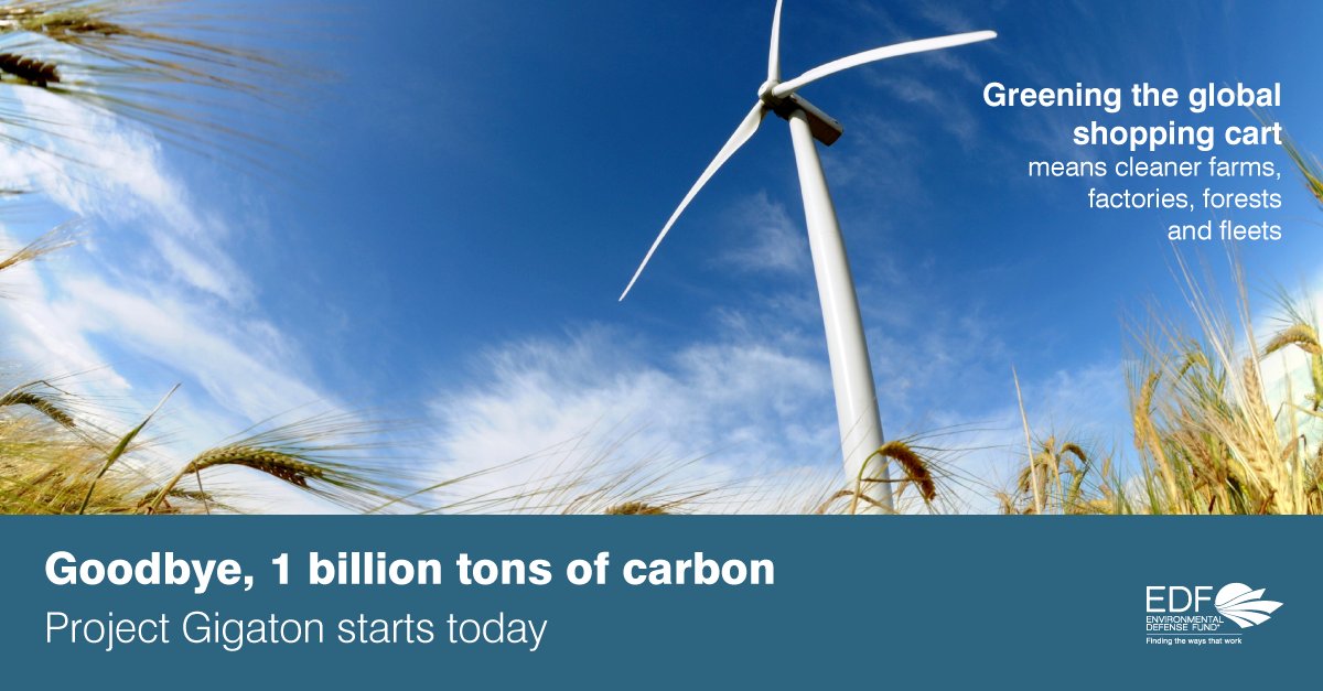 EDFbiz's tweet image. .@WalmartToday (incl. us &amp;amp; suppliers) commit to remove 1 Gigaton of emissions from its supply chain. Here's how: bit.ly/2orXO4A