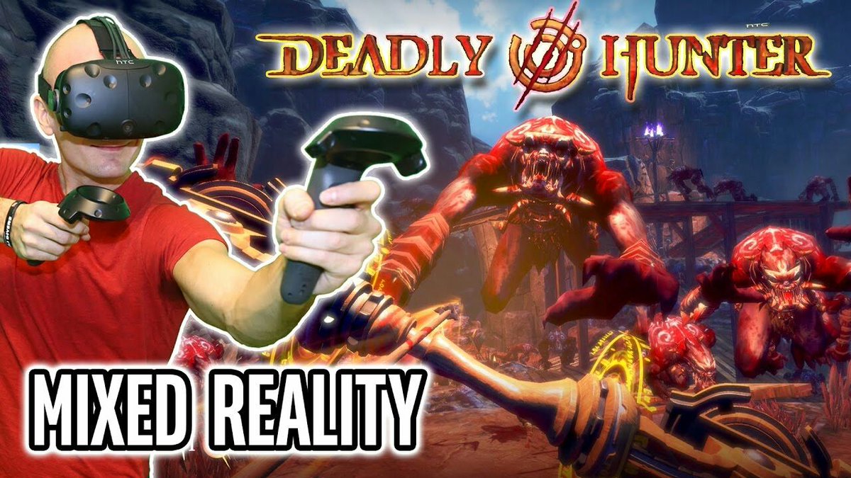 Watch "Deadly Hunter VR Gameplay in #MIXEDREALITY on HTC Vive - Superb FPS Archery-Defense #VR Action!" on YouTube buff.ly/2oLI9Pn
