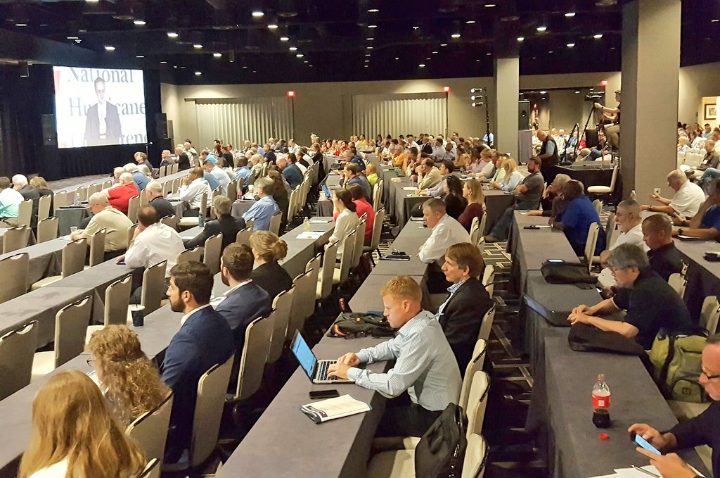 FloridaPIOs's tweet image. #NHC2017 Introductions from @NatHurricaneCon Planning Vice-chair @MaxMayfield10 @WPLGLocal10 @VisitNewOrleans