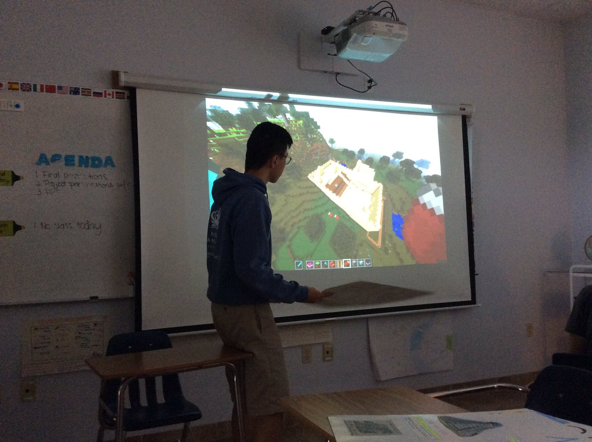MrsWNBPS's tweet photo. Pre-Columbian structures in Minecraft....so proud of their hard work @NBPSEagles https://t.co/QcGc2aOkg1