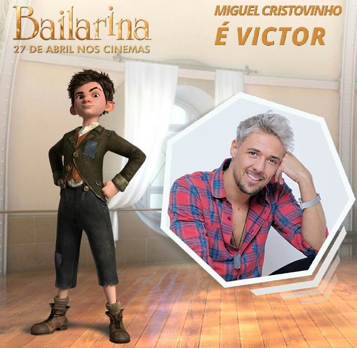 Dama4Ever99's tweet photo. Se eu fosse a vocês bailava até aos cinemas para ver o filme"Bailarina" em que a @OfficialMiaRose e o @cristovinhodama dão voz a1 personagem https://t.co/YCW5wAUlmr