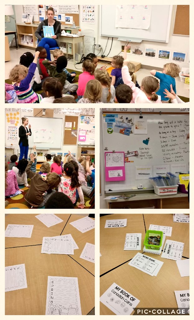 Having a #great morning @CorpusOttawa with @MissBurghamOCSB in the #K2 class learning about #spring