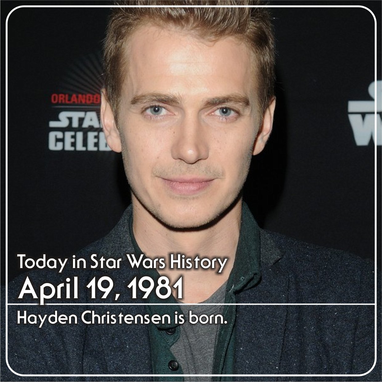 April 19, 1981 Happy birthday to the Chosen One, Hayden Christensen! 