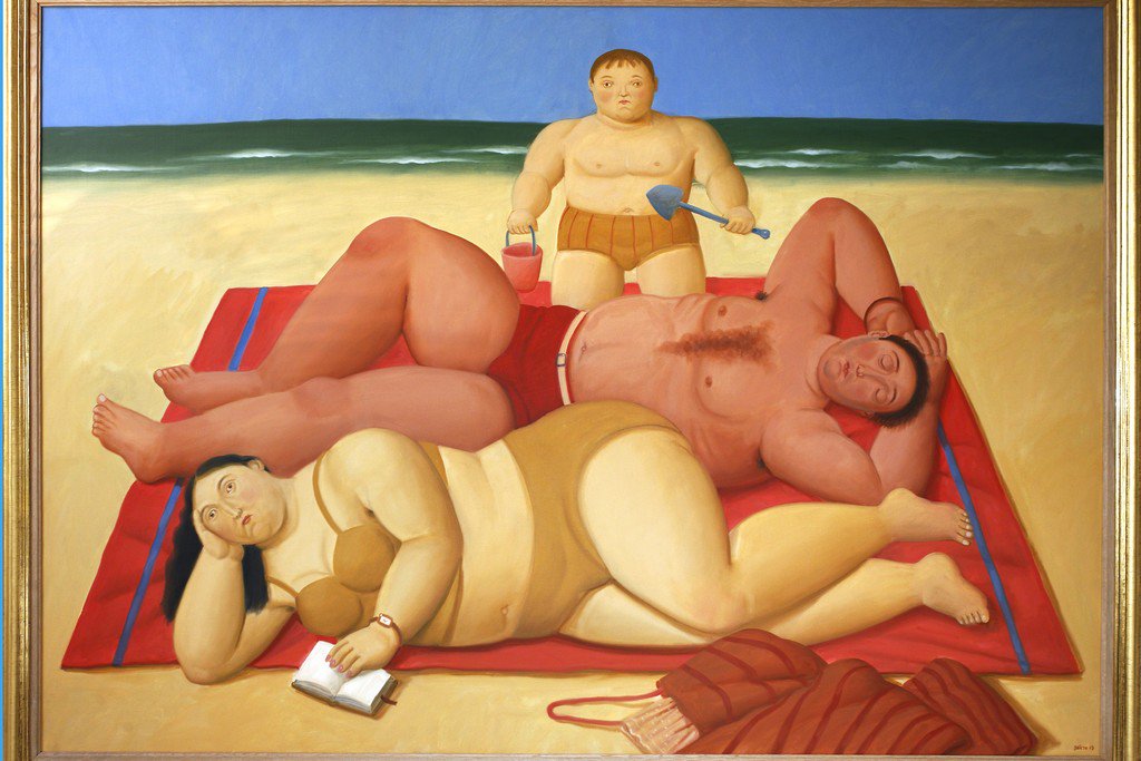 Happy Birthday to Colombian artist Fernando Botero, born today in 1932:  