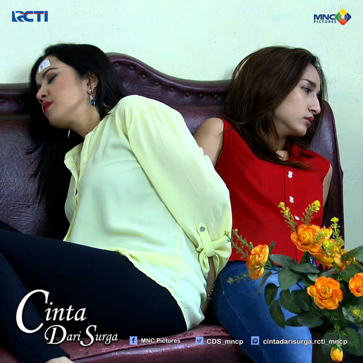 Bu Linda &amp; Erina kerampokan?? Siap2 nonton #CintaDariSurga di RCTI yaa
