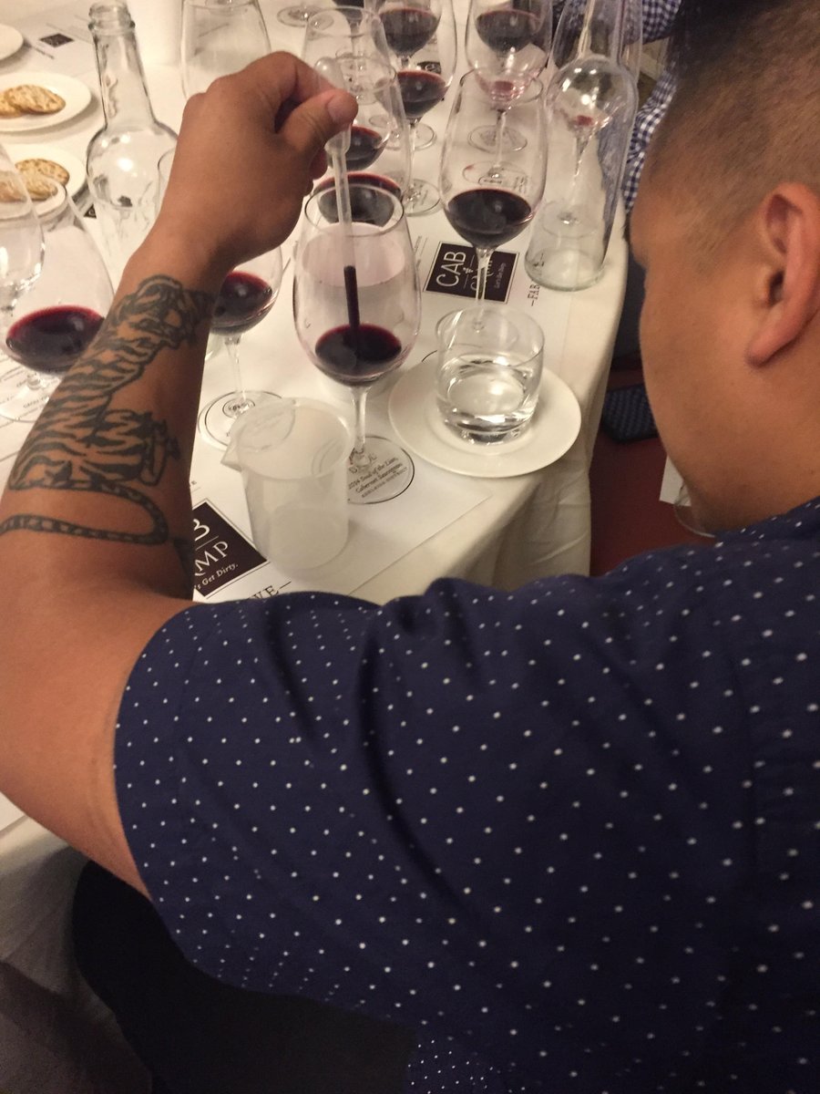 We had a blast during our CAB Camp blending seminar last week led by Master Sommelier Fred Dame! #CABCamp #pasoroblescab