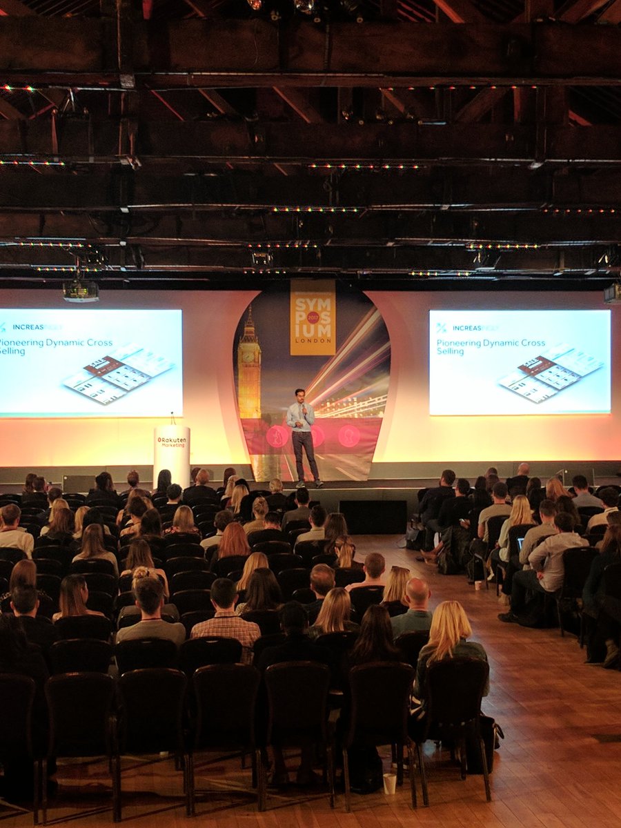 Increasingly CEO <a href="/srisharma/">Sri Sharma</a> presents cross selling using machine learning at #rmevents