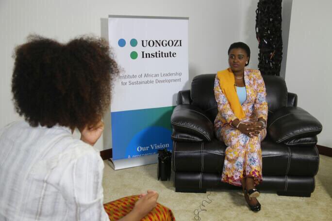 Muyumba's tweet photo. Exclusive interview with @Uongozi on Youth Development during #AfricanYouthDialogue in #Tanzania we also talked about #SDGs @antonioguterres https://t.co/g74yfMwl3y