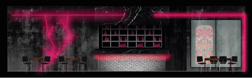 Esta semana, os presentamos una propuesta de diseño para un restaurante fusión realizada por @PCodeseda interiorismocreativo.hol.es