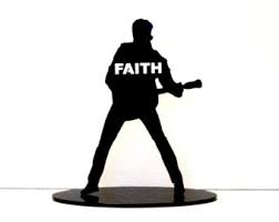 suzettecoon's tweet photo. Faith is fine but the world's the same without you. What does it take to believe in something, anything? 
by @tharv 
FAITH @swkplay 23 April https://t.co/0m6IWHs2Fy