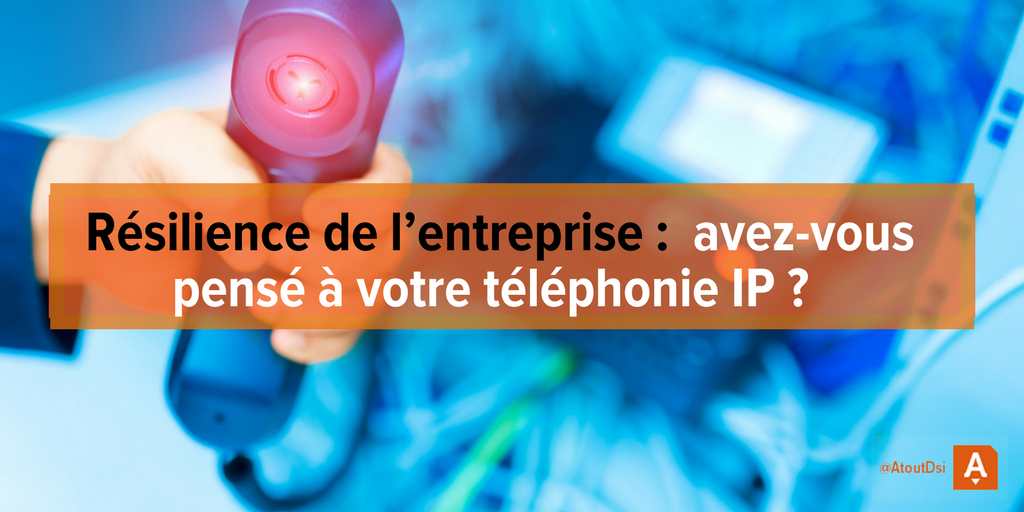 AtoutDsi's tweet photo. #Résilience de l’entreprise : avez-vous pensé à votre téléphonie IP ?https://t.co/o43xiPvZze #telephonie #TELIP #TOIP #PRA #PCA #continuité https://t.co/j70dmvlK0q