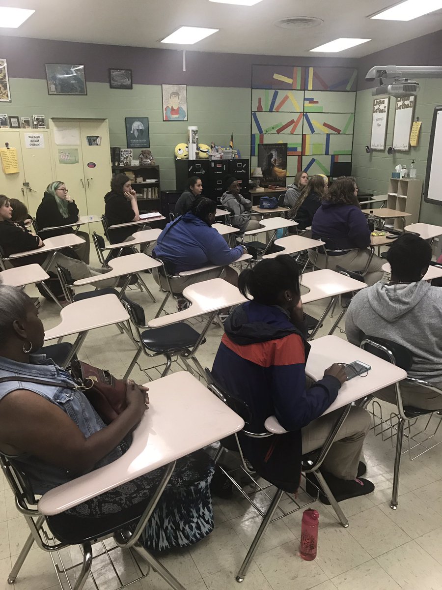 Tim Baker, A barber shop teacher who came to motivate both guys and girls that this is a continuous need in our community. #CHSBizChat