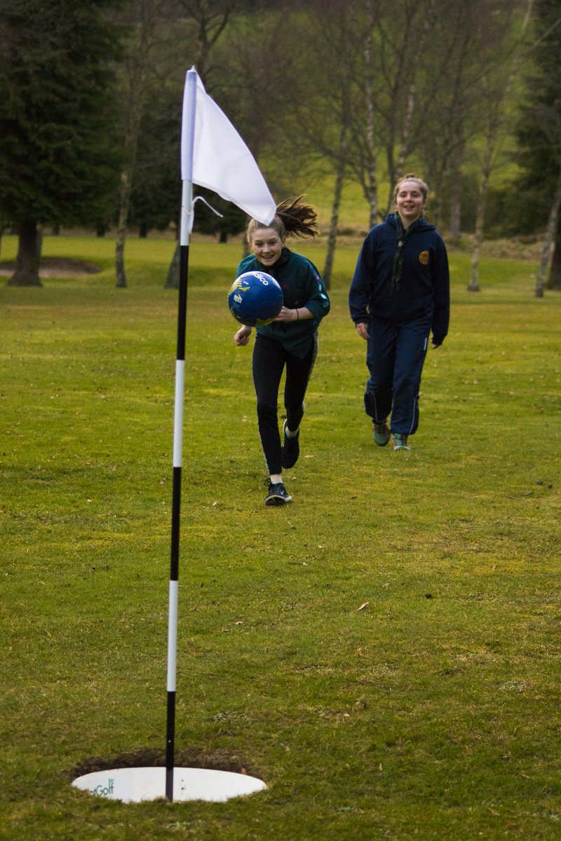 Fantastic evening with the local Scouts trying our new FootGolf on the course! #wearescottishgolf <a href="/ScottishGolf/">Scottish Golf</a>