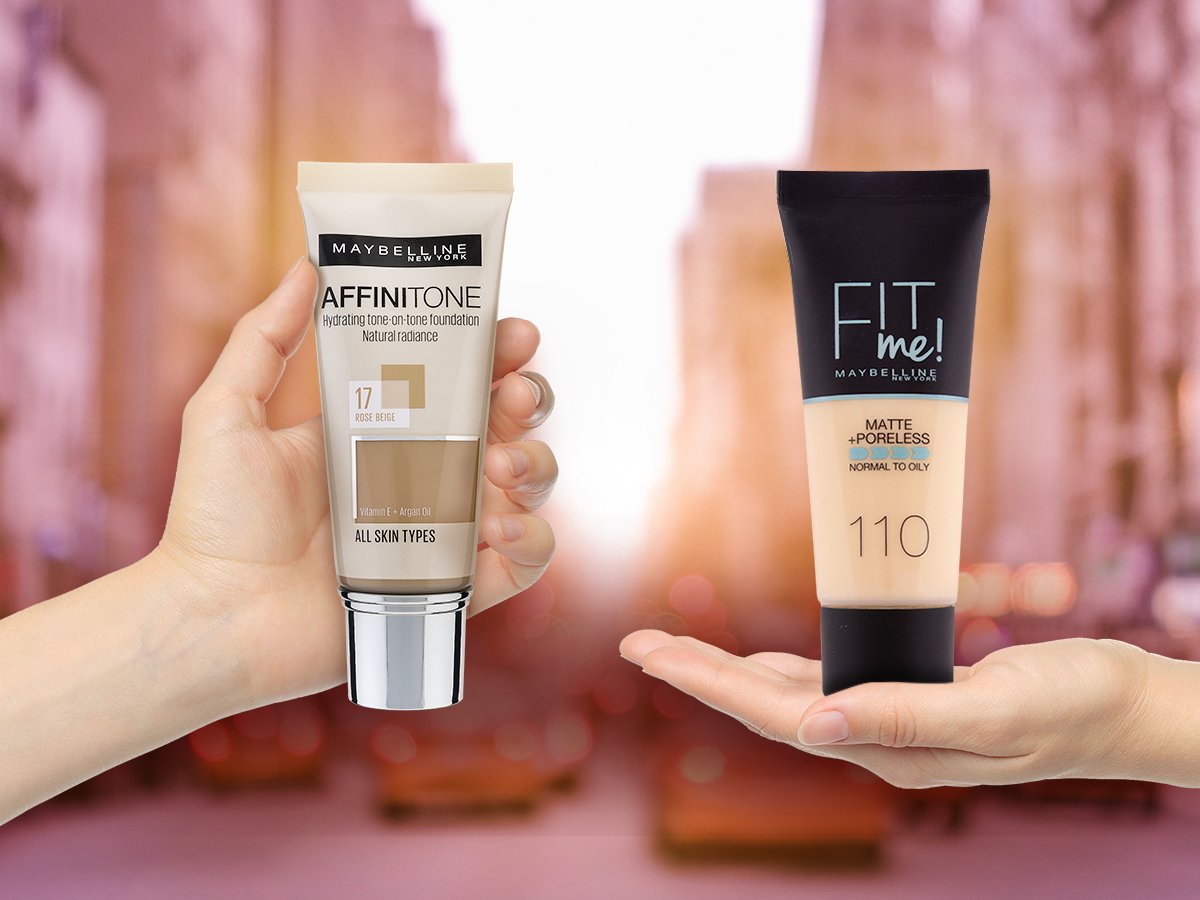 MaybellineHR's tweet photo. Koji MNY tekući puder je tvoj izbor? #Affinitone koji hidratizira ili #FitMe koji matira kožu lica? :) https://t.co/aqJBNQNbAz