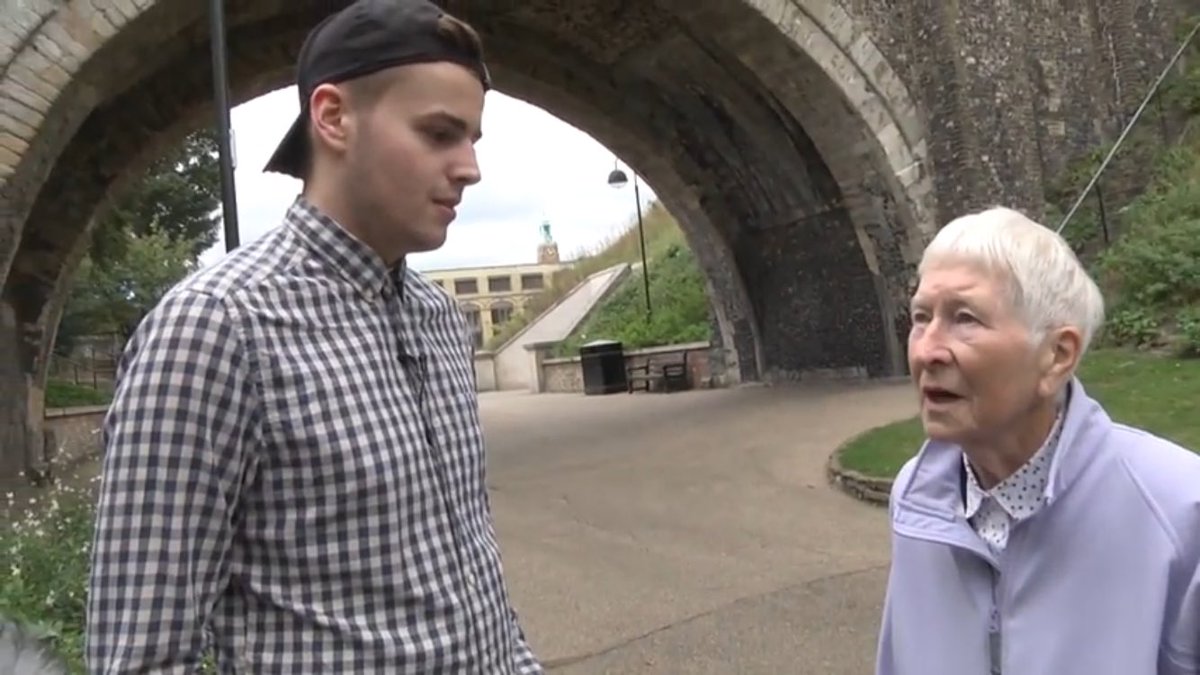 MotionBearMedia's tweet photo. Meet the popular, good looking and funny (his words) Geezer Freezer as he explores Norwich in our new series!🎥 https://t.co/YMLRRfPV8G https://t.co/VVbusHa6PT