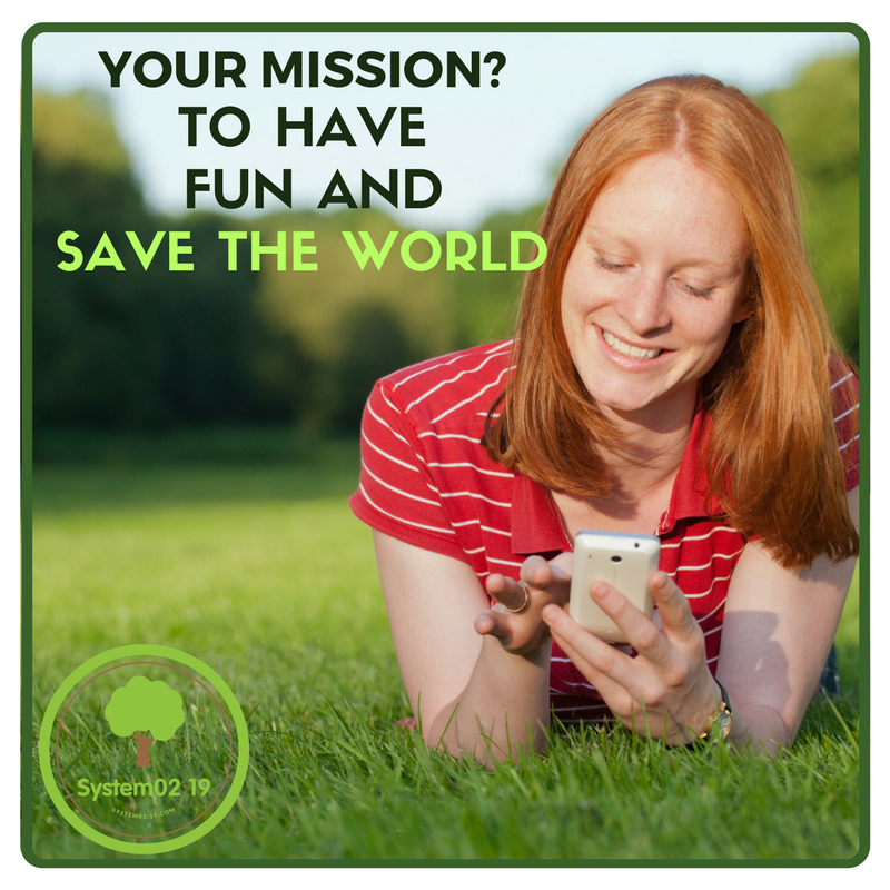 system0219's tweet image. Your mission? To have fun and save the world. #pollution #gogreen #ecosystem #earth #greenit #earthtweet #greenjobs #eco #gamingcommunity