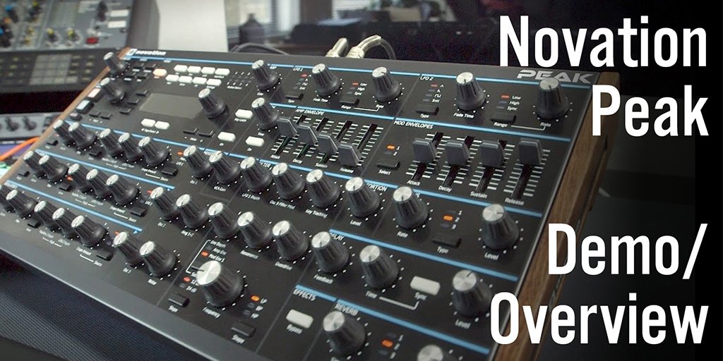 soundonsoundmag's tweet photo. VIDEO: Meet Peak, @WeAreNovation's brand new, eight-voice hybrid polysynth. We get an exclusive demo. https://t.co/m98UiBh0ah #peaksynth https://t.co/kKE73BNPPl