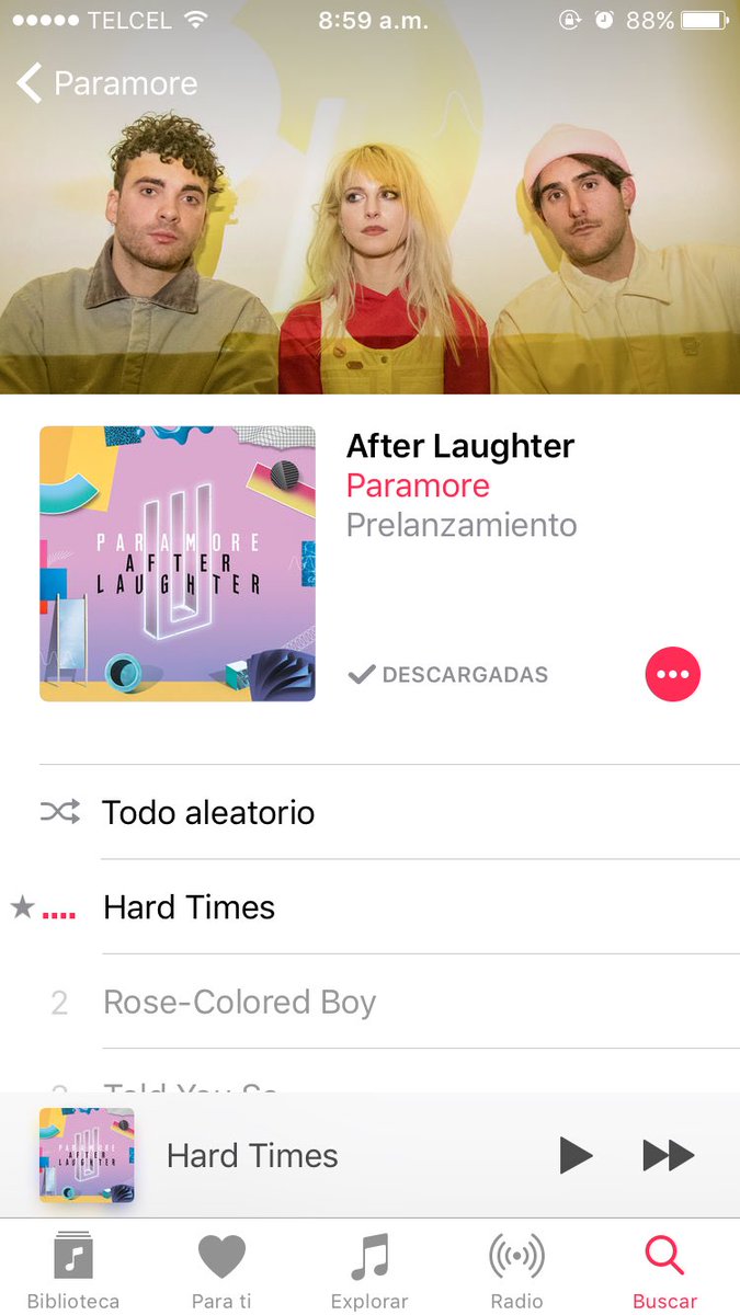 JonathanParraT's tweet photo. Ea, Temazoo! ๐๐ถ
#Paramore5 https://t.co/KVnPWxClzi