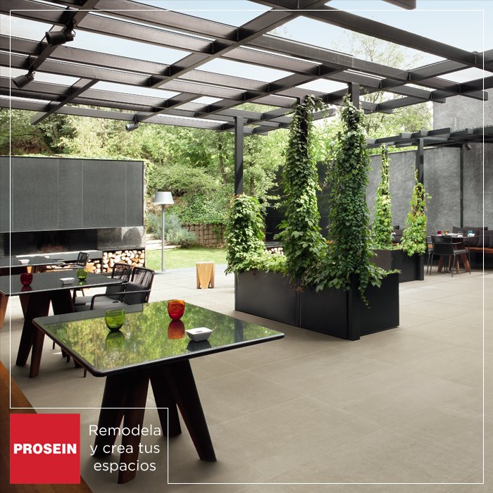 Hay diferentes criterios para elegir materiales para tu espacio. ¿Qué te parece esta idea? #RemodelaYCreaTusEspacios #ProseinMgta