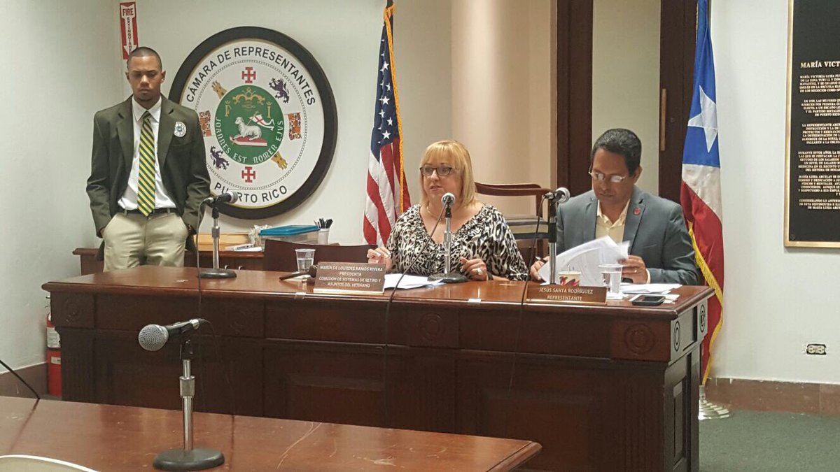 CamaraConPR's tweet photo. [INICIA] VP de la Comisión de Sistema de Retiro para enmendar la Ley441-200 que facilitar el proceso de retiro de las personas. #PC102 https://t.co/ZS4opTq6Nc